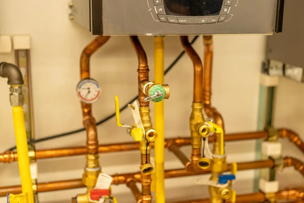 Licensed technician providing Slab Leak Repair for a homeowner in Franklinton